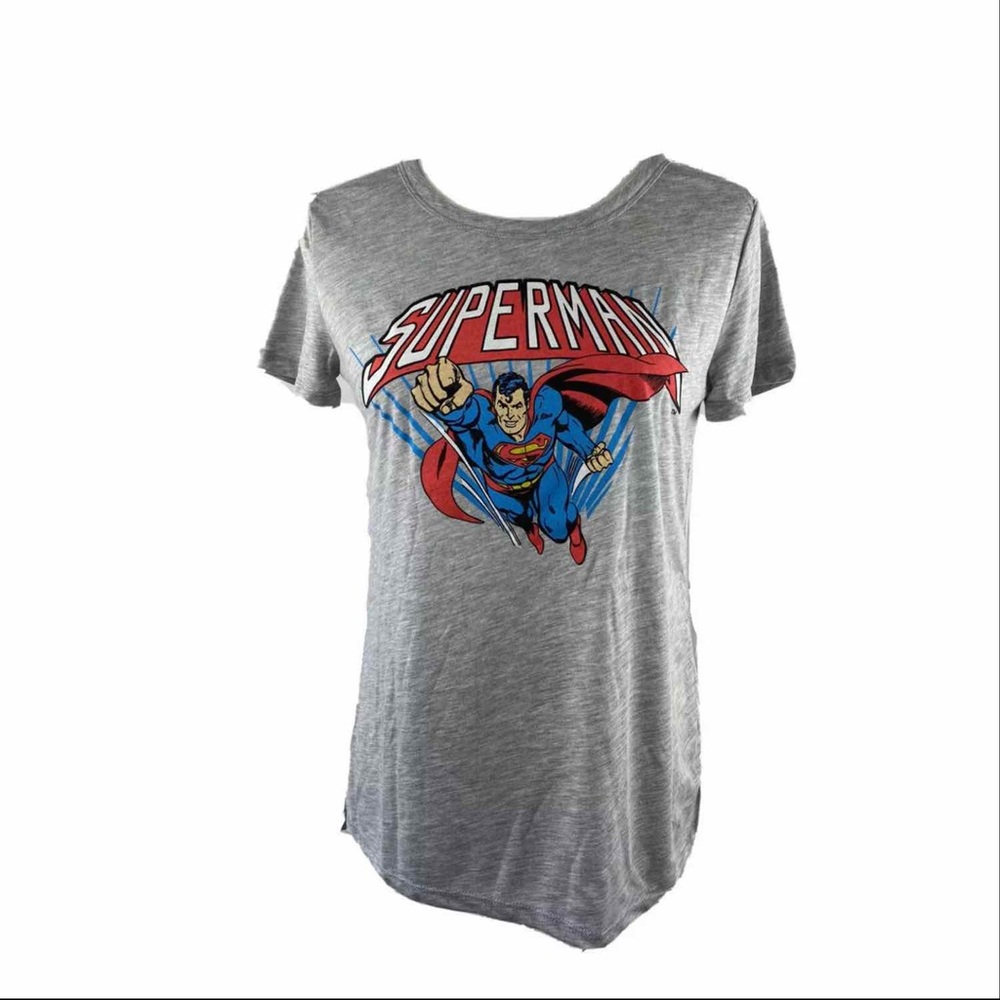 SUPERMAN GRAPHIC TEE T-SHIRT DC COMICS WOMENS